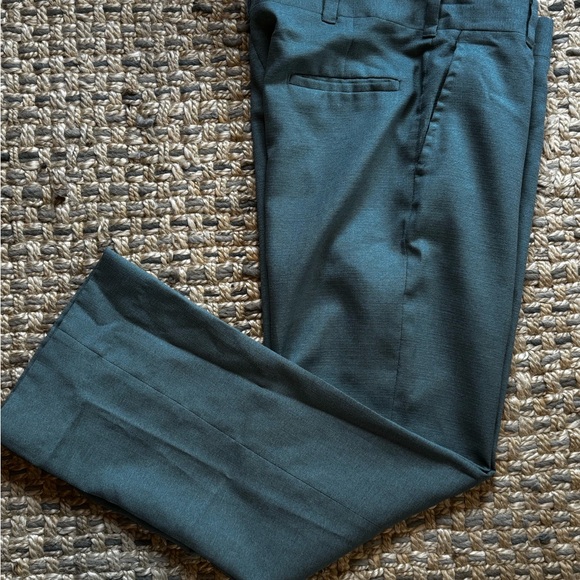 Vintage 1980’s Men’s Hubbard Mint Green Polyester Pant 36 x 31 - Picture 1 of 4